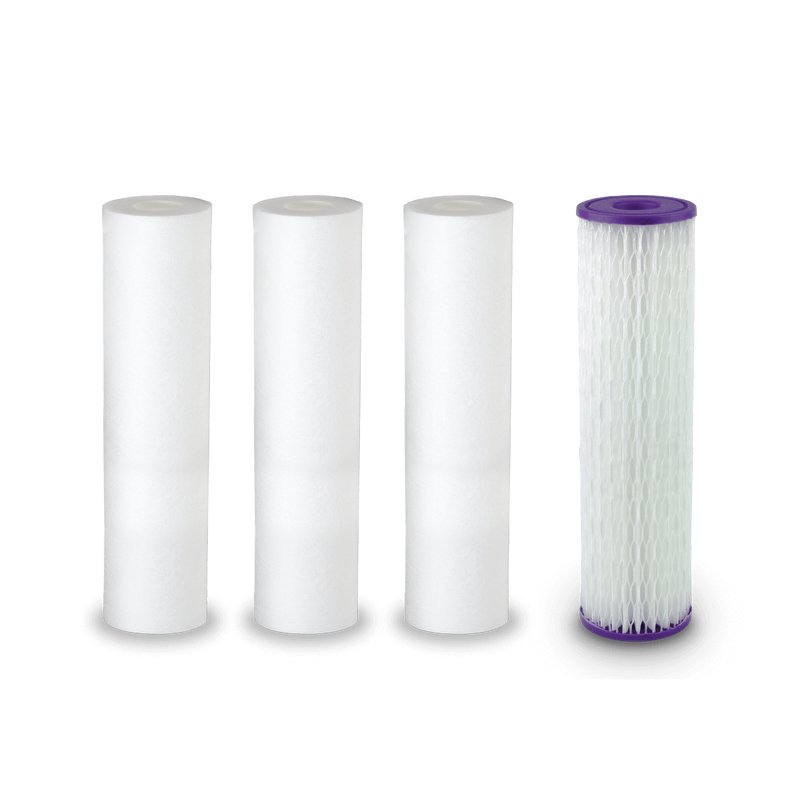 Image of Part for water system 10in Pre Filter Replacement 3 Pack and Post Filter Replacement Bundle by Aquasana