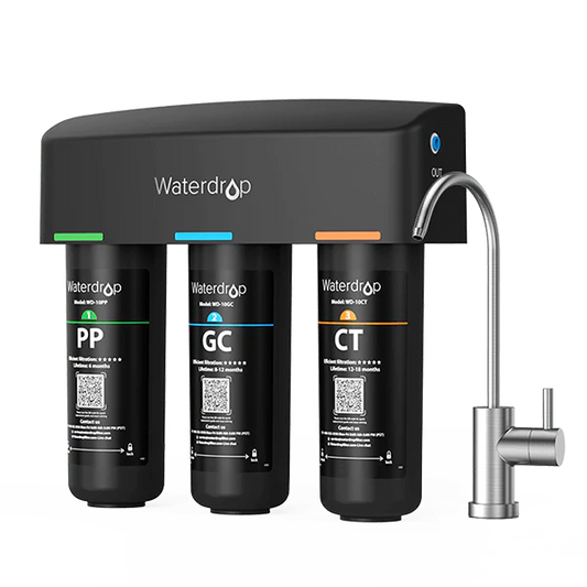 Image of Under sink water system 3 stage Under Counter Water Filter System with Dedicated Faucet TSB by Waterdrop