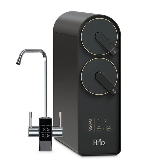 Image of Under sink water system G20 U RO Black Undersink Filtration System by Brio Water