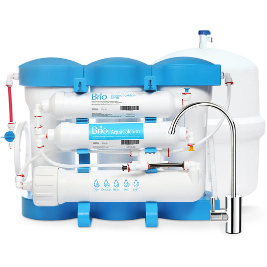 Image of Under sink water system PURE AquaCalcium 6 Stage RO Undersink Filtration System by Brio Water