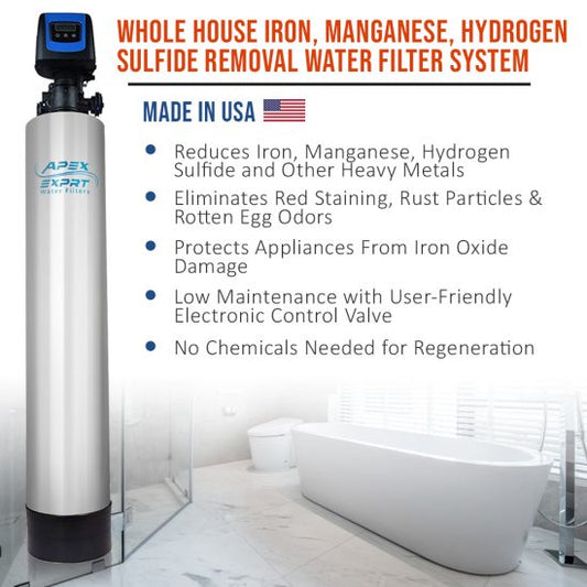Image of Whole house water system APEX Whole Home Iron Removal Filter System by Apex