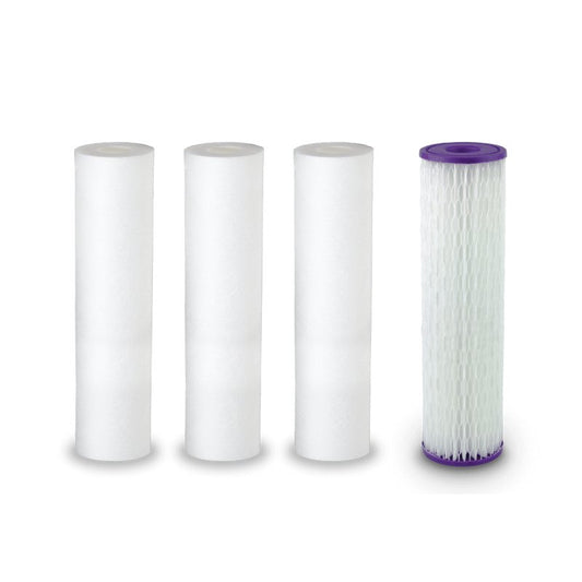 Image of Part for water system 10in Pre Filter Replacement 3 Pack and Post Filter Replacement Bundle by Aquasana